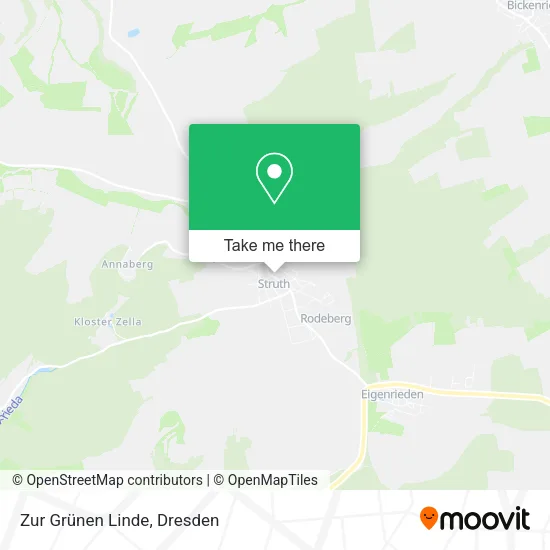 Карта Zur Grünen Linde