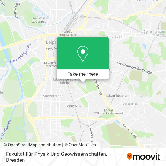 Карта Fakultät Für Physik Und Geowissenschaften