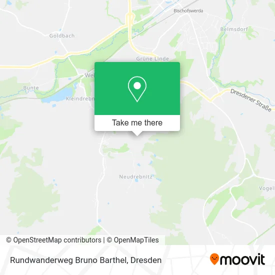 Rundwanderweg Bruno Barthel map