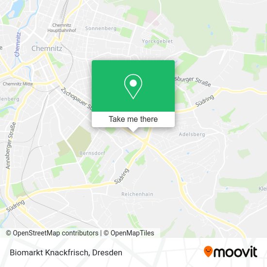 Карта Biomarkt Knackfrisch