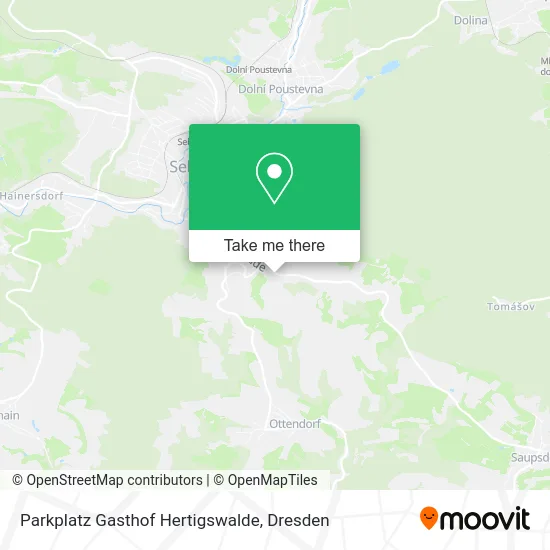 Карта Parkplatz Gasthof Hertigswalde