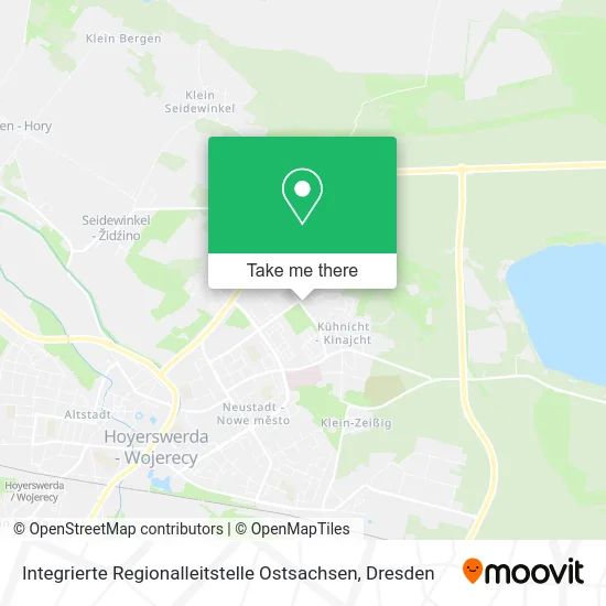 Карта Integrierte Regionalleitstelle Ostsachsen