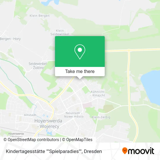 Карта Kindertagesstätte ""Spielparadies""