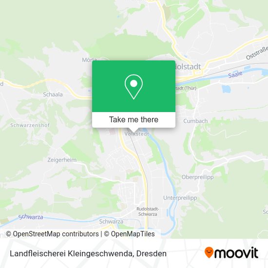 Карта Landfleischerei Kleingeschwenda