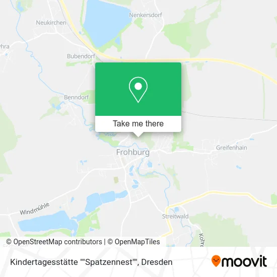 Карта Kindertagesstätte ""Spatzennest""