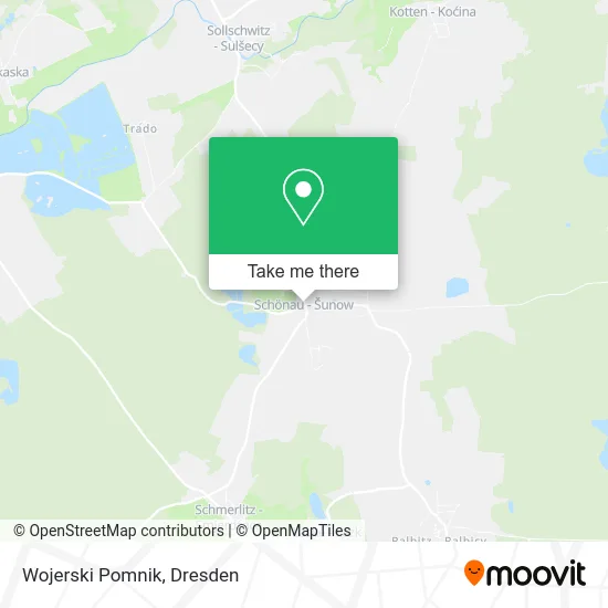 Карта Wojerski Pomnik