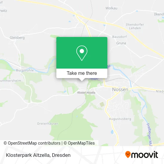 Карта Klosterpark Altzella