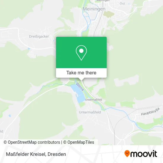 Карта Maßfelder Kreisel