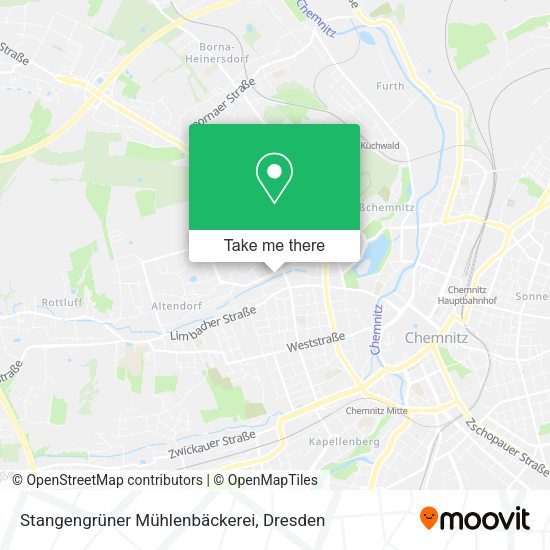 Карта Stangengrüner Mühlenbäckerei
