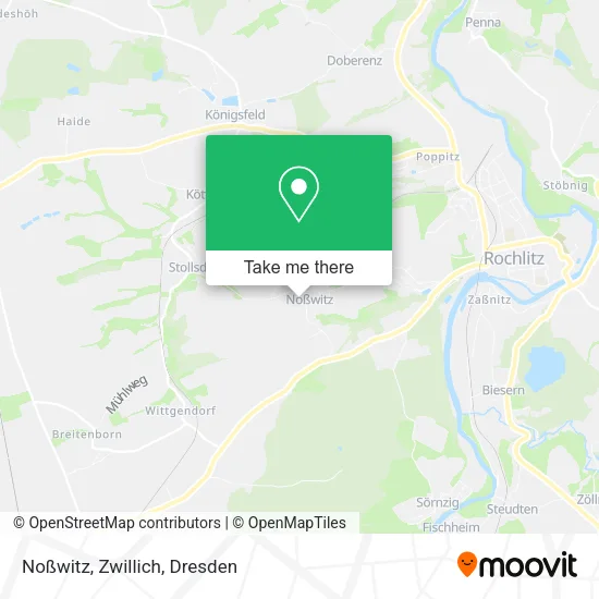 Карта Noßwitz, Zwillich