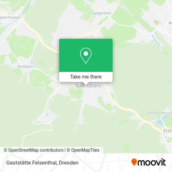 Карта Gaststätte Felsenthal