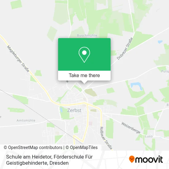 Карта Schule am Heidetor, Förderschule Für Geistigbehinderte