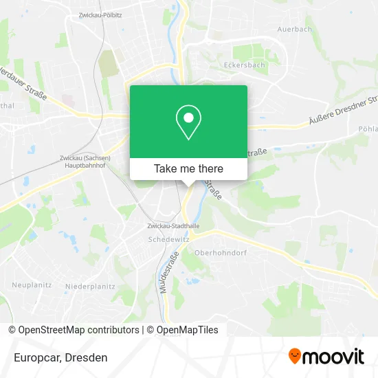 Карта Europcar