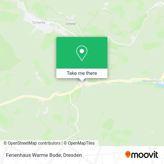 Карта Ferienhaus Warme Bode