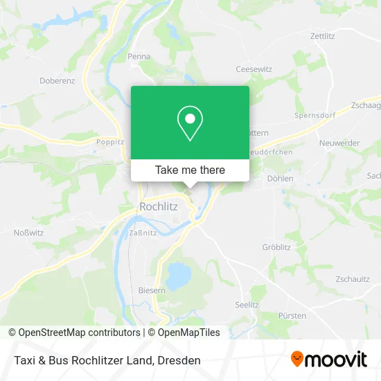 Карта Taxi & Bus Rochlitzer Land