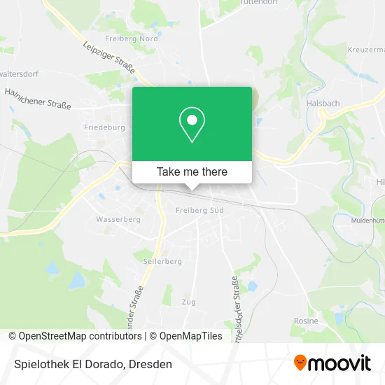 Карта Spielothek El Dorado