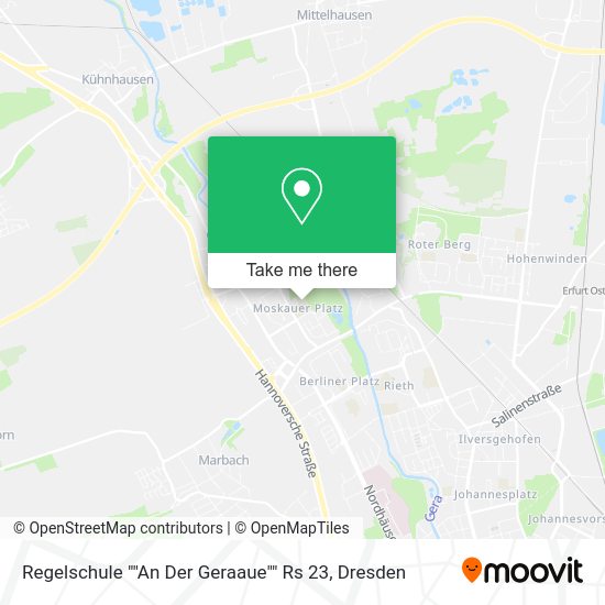 Карта Regelschule ""An Der Geraaue"" Rs 23
