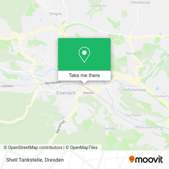 Карта Shell Tankstelle