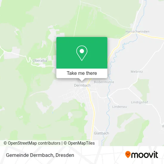 Карта Gemeinde Dermbach