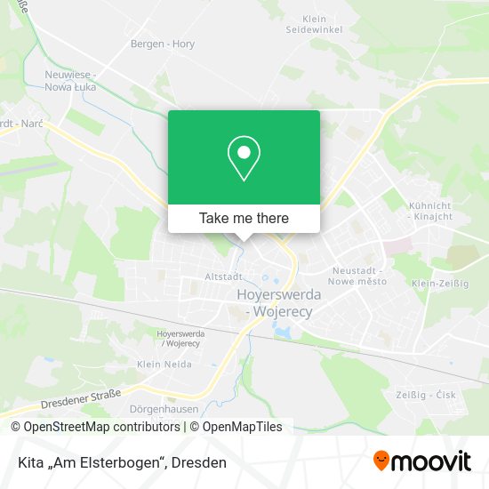 Карта Kita „Am Elsterbogen“