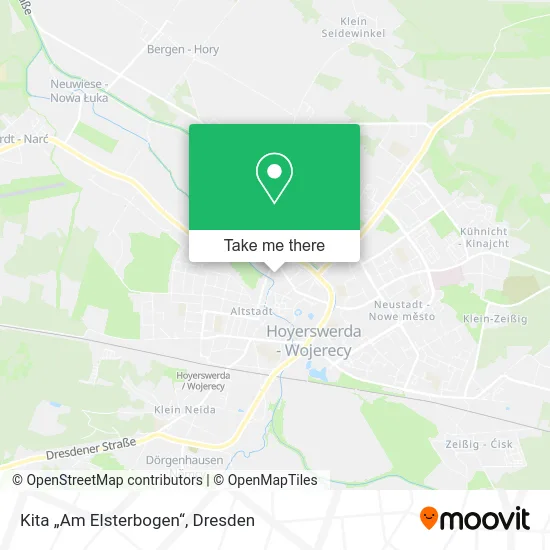 Карта Kita „Am Elsterbogen“