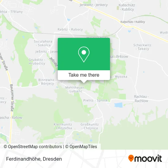 Карта Ferdinandhöhe