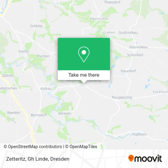 Карта Zetteritz, Gh Linde