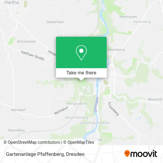Карта Gartenanlage Pfaffenberg