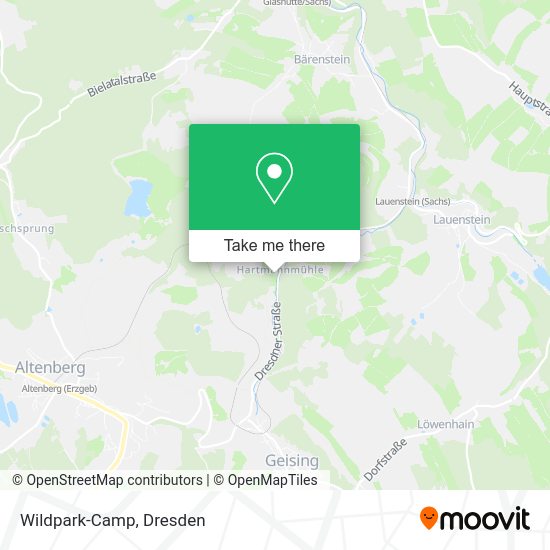 Карта Wildpark-Camp