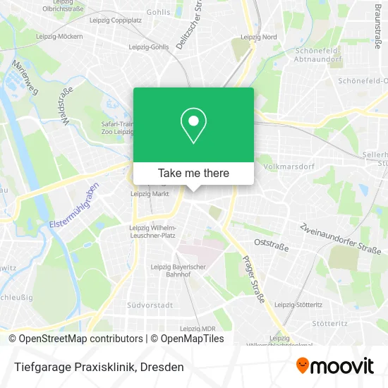 Карта Tiefgarage Praxisklinik