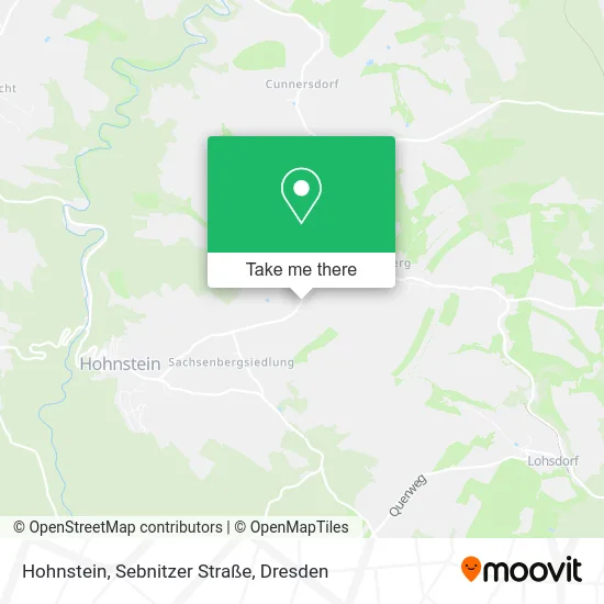 Карта Hohnstein, Sebnitzer Straße