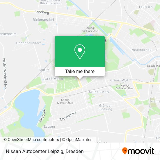 Карта Nissan Autocenter Leipzig