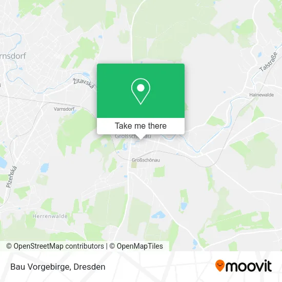 Карта Bau Vorgebirge