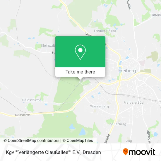Карта Kgv ""Verlängerte Claußallee"" E.V.
