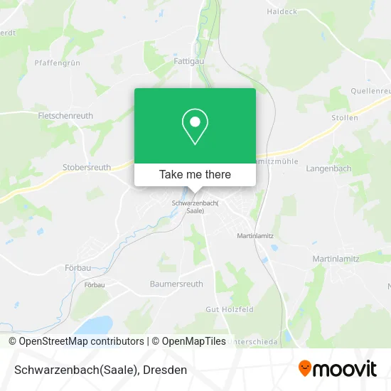 Карта Schwarzenbach(Saale)