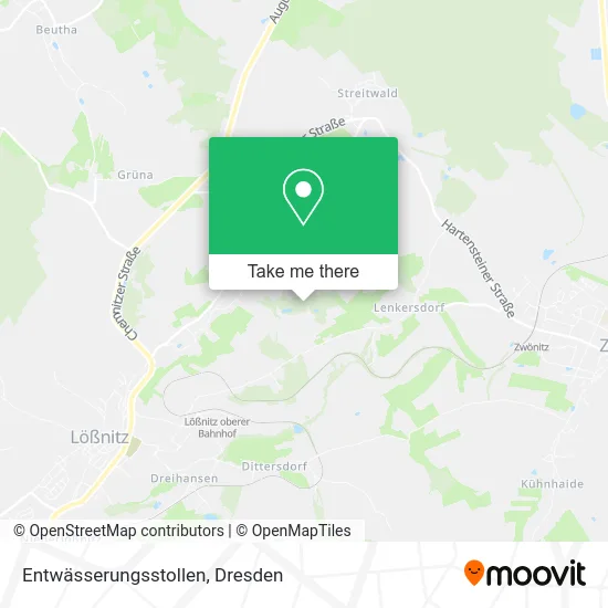 Карта Entwässerungsstollen