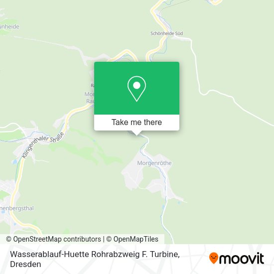 Карта Wasserablauf-Huette Rohrabzweig F. Turbine