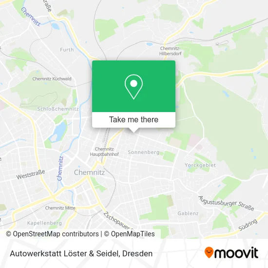 Карта Autowerkstatt Löster & Seidel