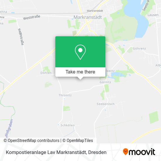 Карта Kompostieranlage Lav Markranstädt