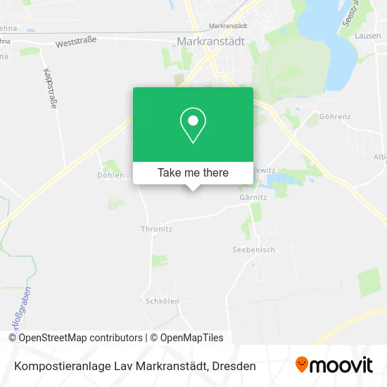 Карта Kompostieranlage Lav Markranstädt