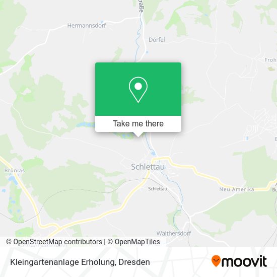Карта Kleingartenanlage Erholung
