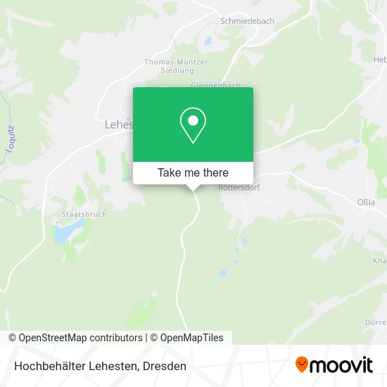 Карта Hochbehälter Lehesten