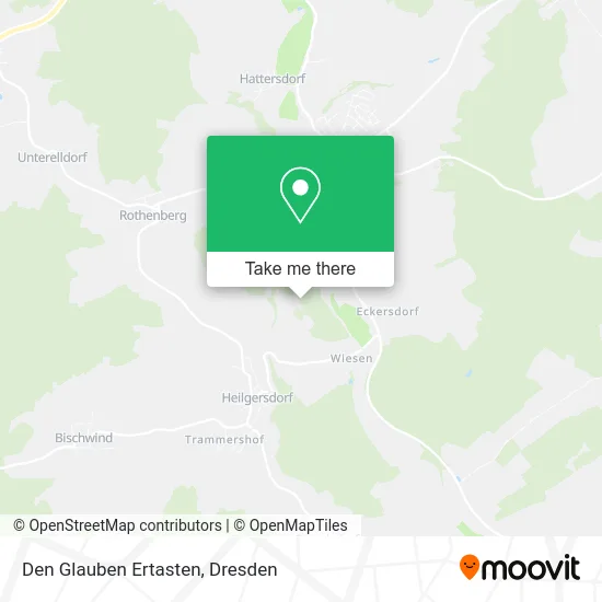 Карта Den Glauben Ertasten