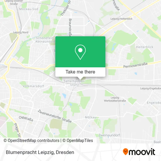 Карта Blumenpracht Leipzig