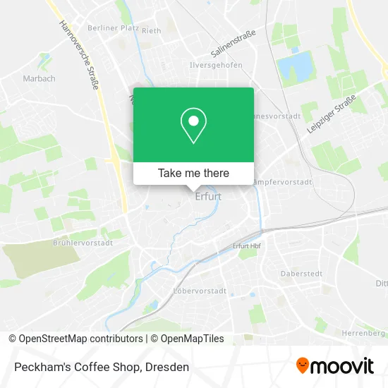Карта Peckham's Coffee Shop