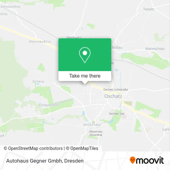 Карта Autohaus Gegner Gmbh