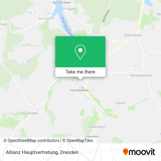 Карта Allianz Hauptvertretung
