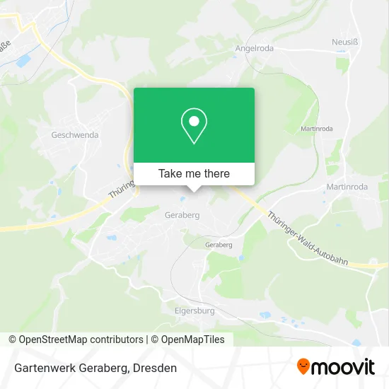 Карта Gartenwerk Geraberg