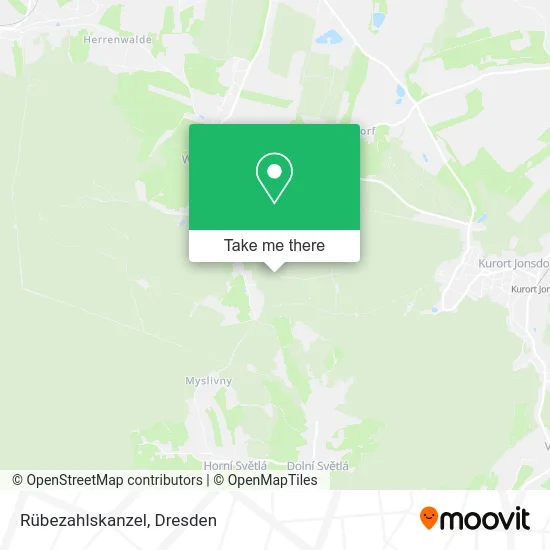 Карта Rübezahlskanzel