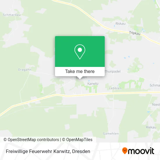 Карта Freiwillige Feuerwehr Karwitz